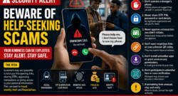 SECURITY ALERT: BEWARE OF HELP-SEEKING SCAMS INVOLVING MOBILE PHONES
